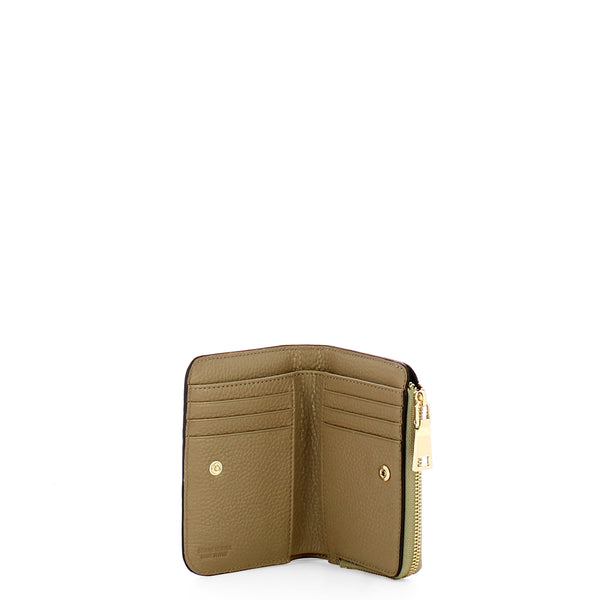 Iuntoo - Armonia Medium Grigio Fossile Wallet with zip - 167073 - GRIGIO/FOSSILE