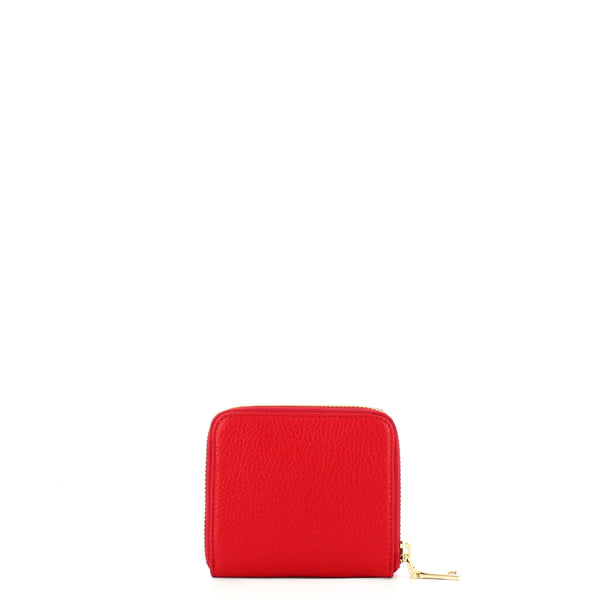 Iuntoo - Armonia Small Rosso Wallet with zip - 167069 - ROSSO