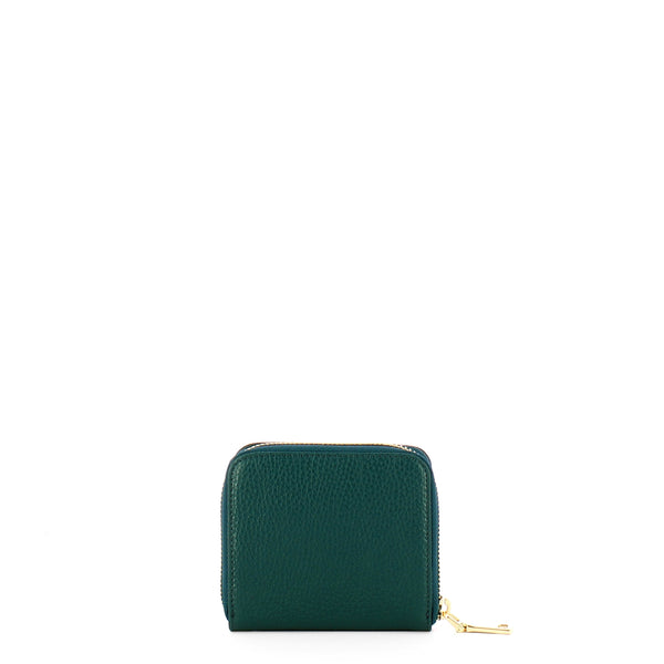 Iuntoo - Armonia Small Petrolio Wallet with zip - 167069 - PETROLIO