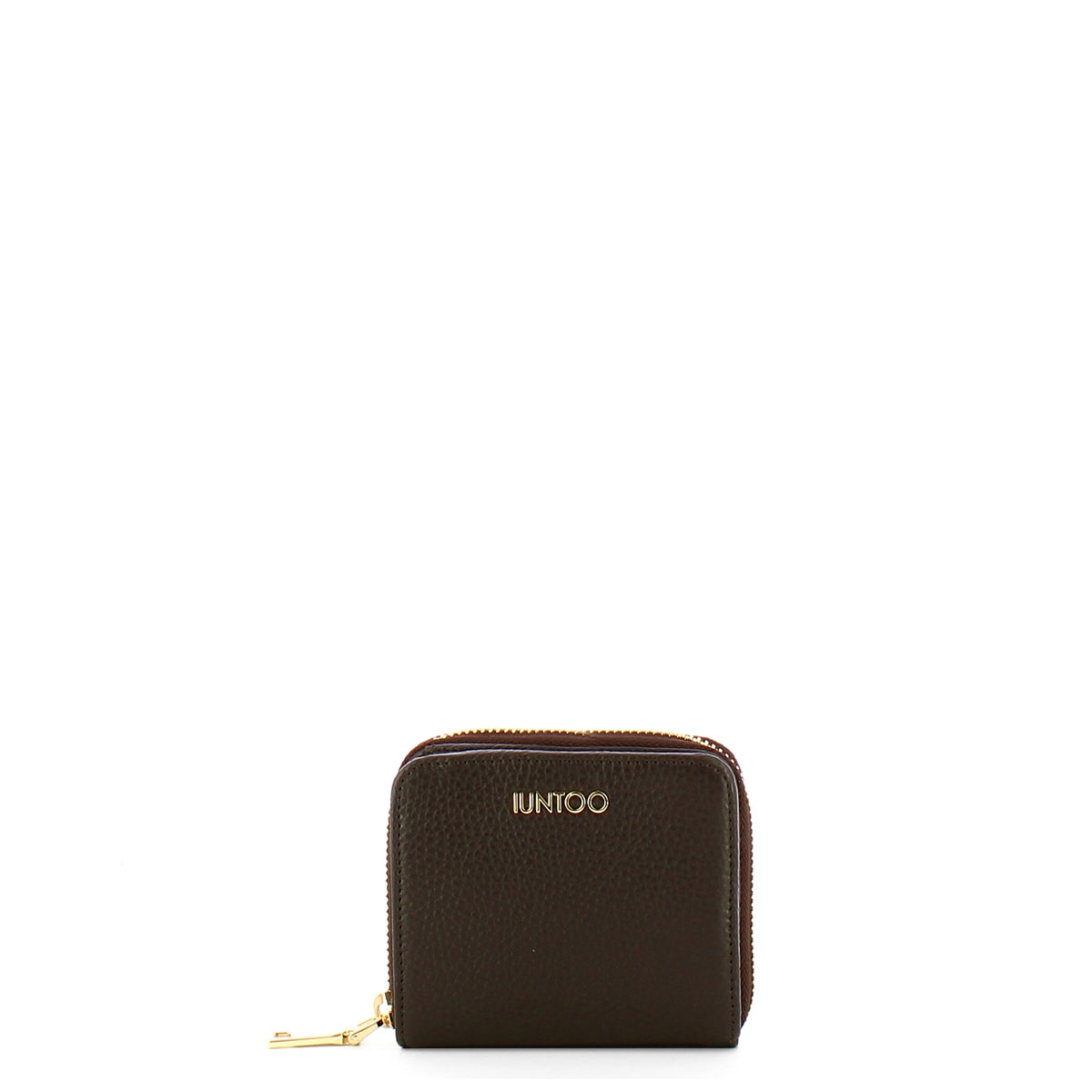 Iuntoo - Armonia Small Cioccolato Wallet with zip - 167069 - CIOCCOLATO