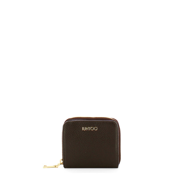 Iuntoo - Armonia Small Cioccolato Wallet with zip - 167069 - CIOCCOLATO