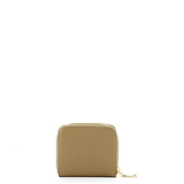 Iuntoo - Armonia Small Grigio Fossile Wallet with zip - 167069 - GRIGIO/FOSSILE