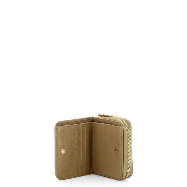 Iuntoo - Armonia Small Grigio Fossile Wallet with zip - 167069 - GRIGIO/FOSSILE