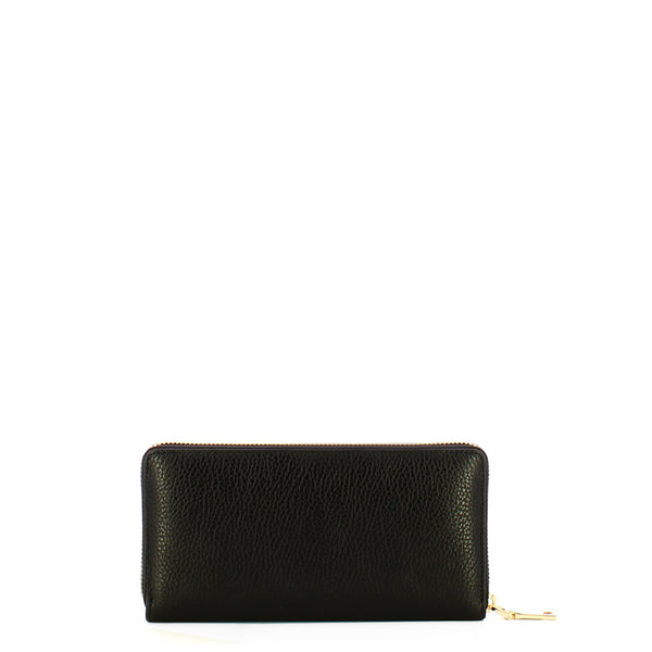 Iuntoo - Armonia Nero Zip Around Wallet - 167070 - NERO