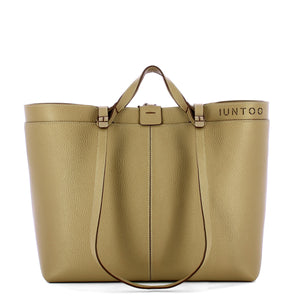 Iuntoo - Riviera Medium Grigio Fossile Shopping Bag - 191002 - GRIGIO/FOSSILE/07