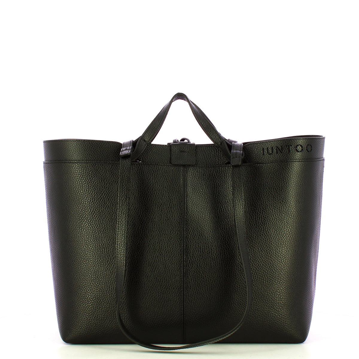 Iuntoo - Riviera Medium Nero Shopping Bag - 191002 - NERO