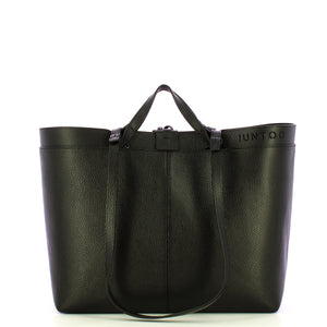 Iuntoo - Riviera Medium Nero Shopping Bag - 191002 - NERO