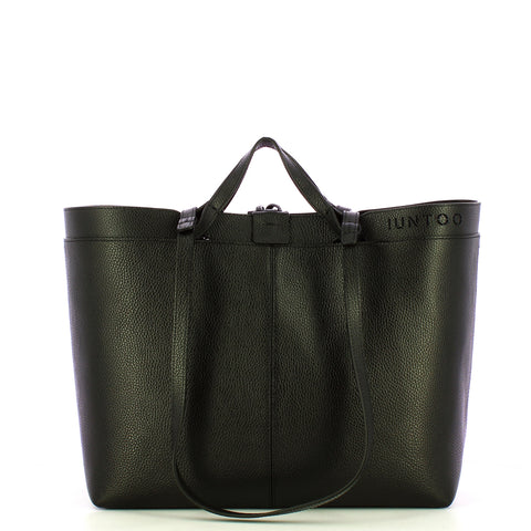 Iuntoo - Riviera Medium Nero Shopping Bag - 191002 - NERO