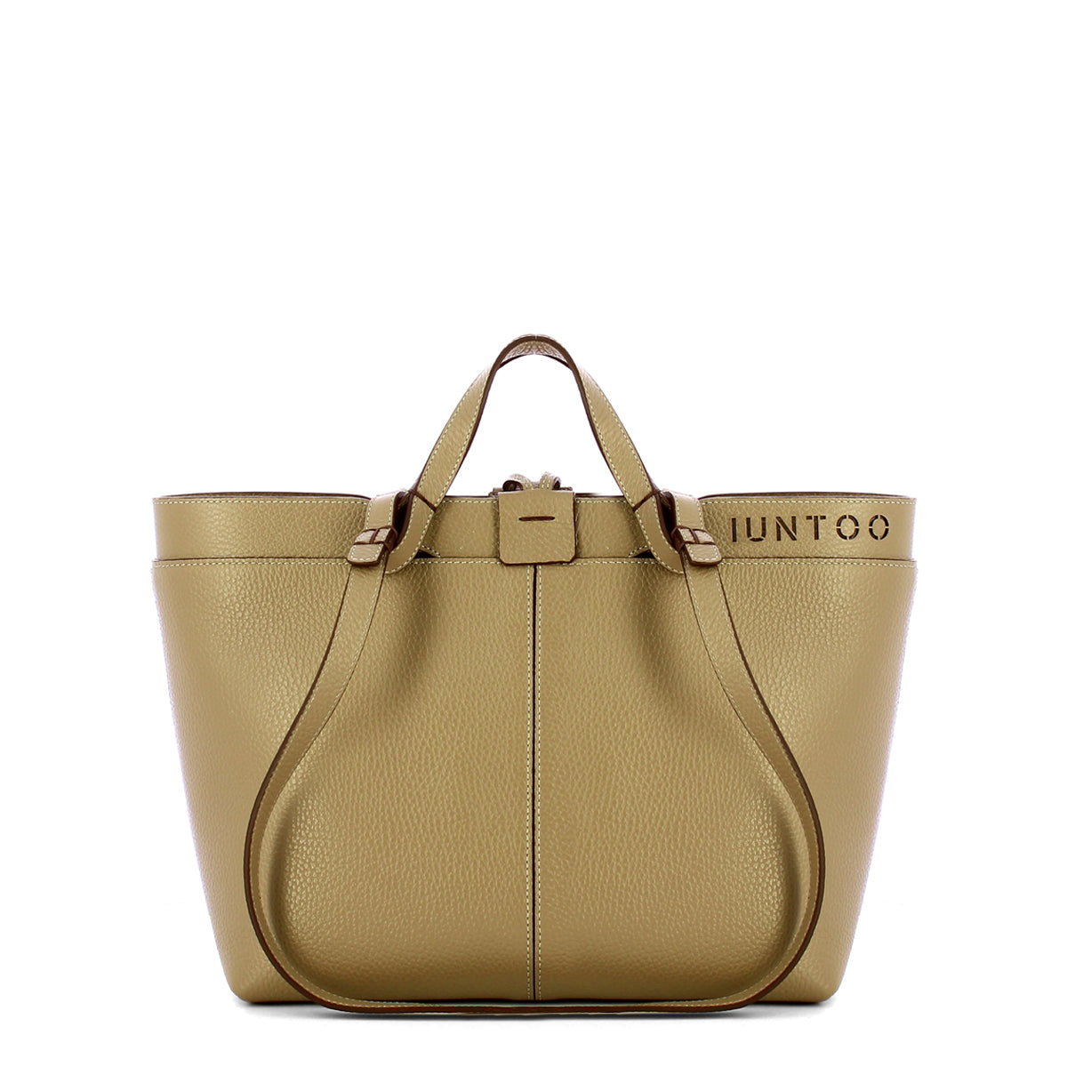 Iuntoo - Riviera Small Grigio Fossile Shopping Bag - 191003 - GRIGIO/FOSSILE/07