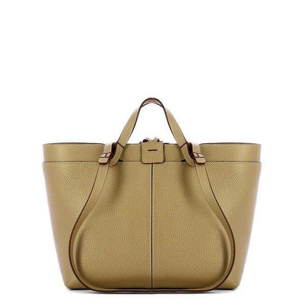 Iuntoo - Riviera Small Grigio Fossile Shopping Bag - 191003 - GRIGIO/FOSSILE/07