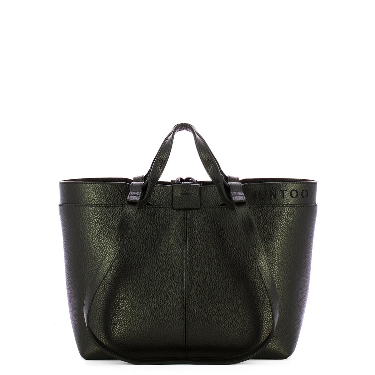 Iuntoo - Riviera Small Nero Shopping Bag - 191003 - NERO