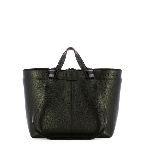 Iuntoo - Riviera Small Nero Shopping Bag - 191003 - NERO