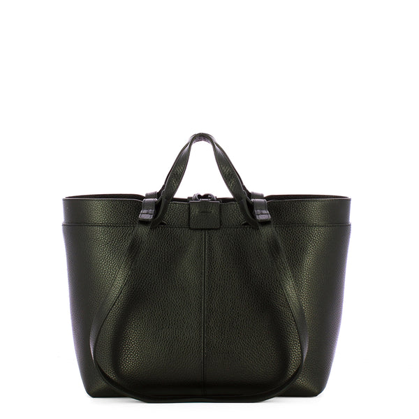 Iuntoo - Riviera Small Nero Shopping Bag - 191003 - NERO