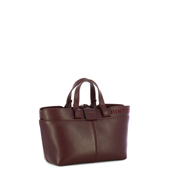 Iuntoo - Riviera Mini Bordeaux Shopping Bag - 191004 - BORDEAUX/54