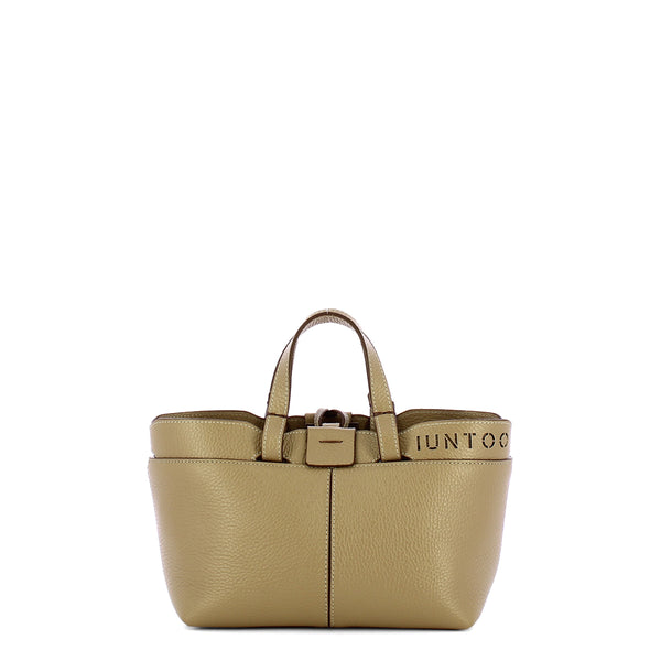 Iuntoo - Riviera Mini Grigio Fossile Shopping Bag - 191004 - GRIGIO/FOSSILE/07