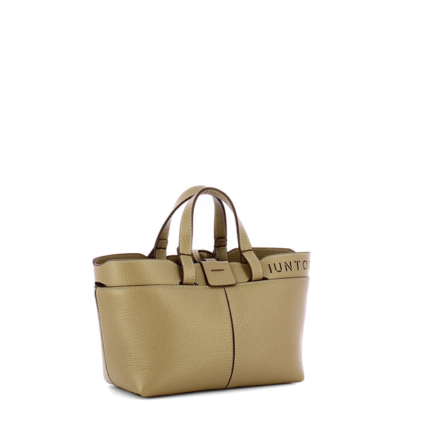 Iuntoo - Riviera Mini Grigio Fossile Shopping Bag - 191004 - GRIGIO/FOSSILE/07