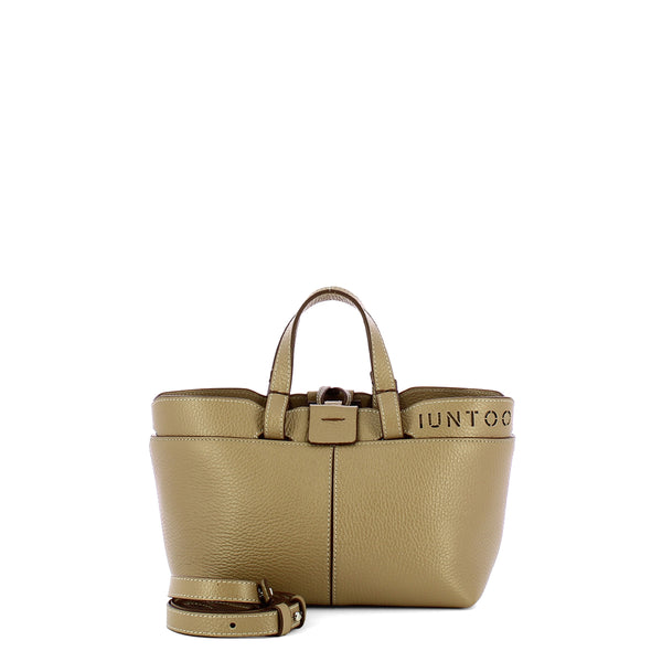 Iuntoo - Riviera Mini Grigio Fossile Shopping Bag - 191004 - GRIGIO/FOSSILE/07