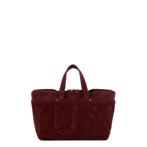 Iuntoo - Sibilla Mini Montalcino Suede Shopping Bag - 191304 - MONTALCINO/2734