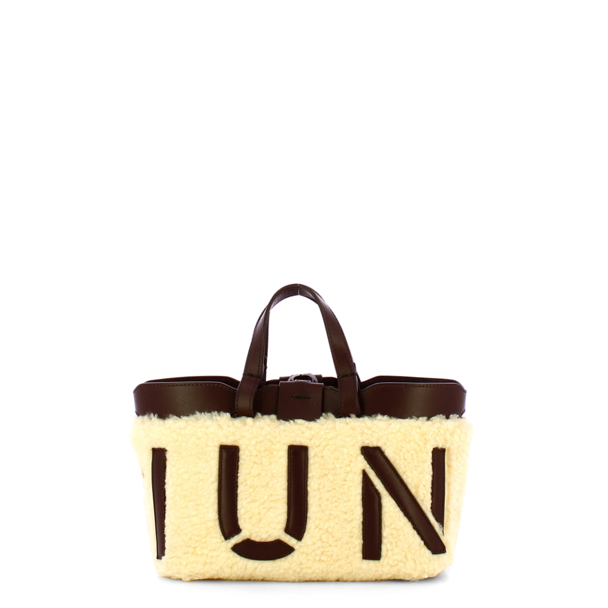 Iuntoo - Sibilla Mini Beige Testa Moro Merinos Shopping Bag - 191404 - BEIGE+T.MORO/2024