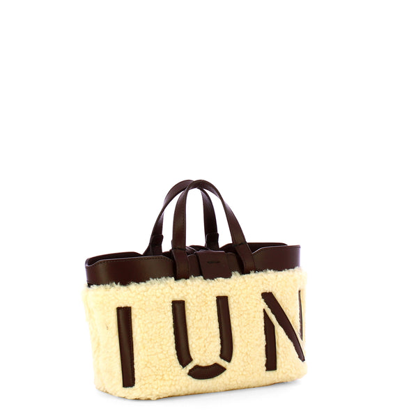 Iuntoo - Sibilla Mini Beige Testa Moro Merinos Shopping Bag - 191404 - BEIGE+T.MORO/2024