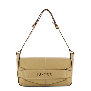 Iuntoo - Silvia Large Grigio Fossile Shoulder Bag - 196001 - GRIGIO/FOSSILE/07