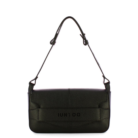 Iuntoo - Silvia Large Nero Shoulder Bag - 196001 - NERO