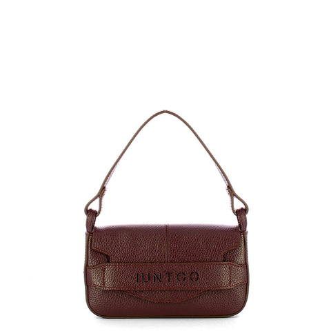 Iuntoo - Silvia Small Bordeaux Shoulder Bag - 196003 - BORDEAUX/54