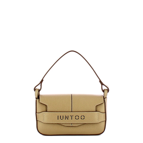 Iuntoo - Silvia Small Grigio Fossile Shoulder Bag - 196003 - GRIGIO/FOSSILE/07