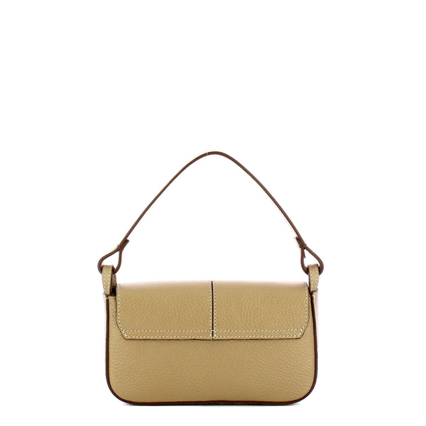 Iuntoo - Silvia Small Grigio Fossile Shoulder Bag - 196003 - GRIGIO/FOSSILE/07