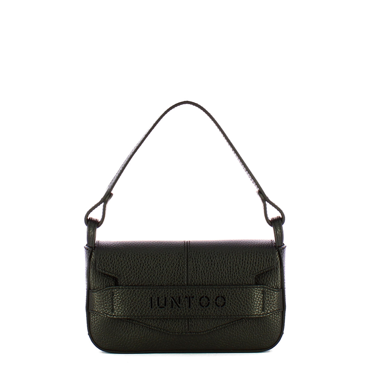Iuntoo - Silvia Small Nero Shoulder Bag - 196003 - NERO