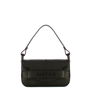 Iuntoo - Silvia Small Nero Shoulder Bag - 196003 - NERO