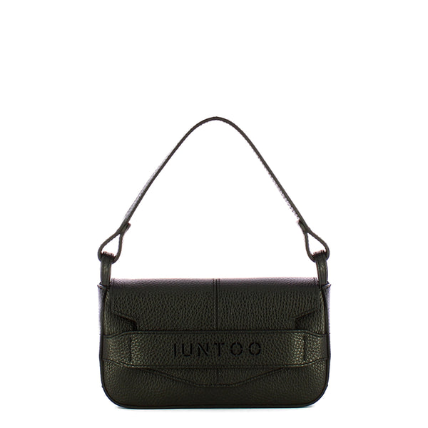 Iuntoo - Silvia Small Nero Shoulder Bag - 196003 - NERO