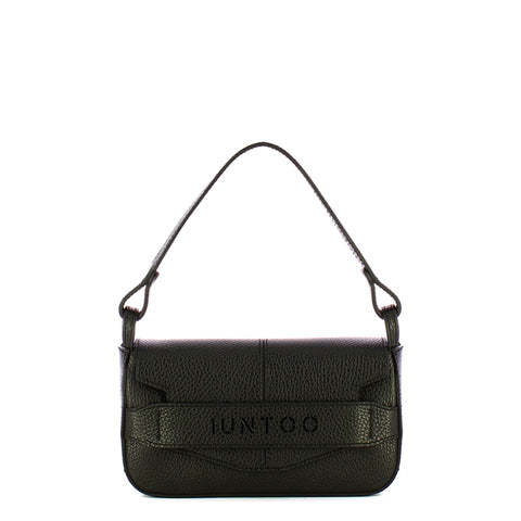 Iuntoo - Silvia Small Nero Shoulder Bag - 196003 - NERO