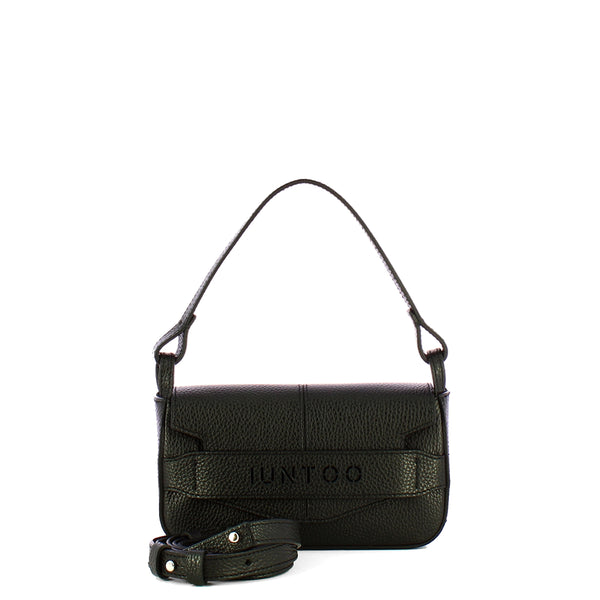 Iuntoo - Silvia Small Nero Shoulder Bag - 196003 - NERO