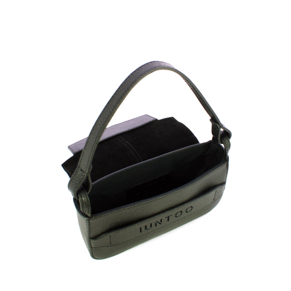 Iuntoo - Silvia Small Nero Shoulder Bag - 196003 - NERO