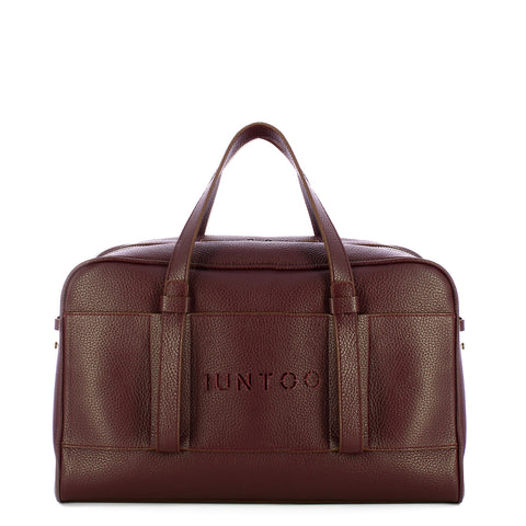Iuntoo - Priora Large Bordeaux Bowling Bag - 197001 - BORDEAUX/54