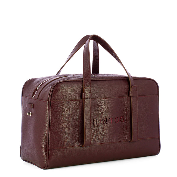Iuntoo - Priora Large Bordeaux Bowling Bag - 197001 - BORDEAUX/54