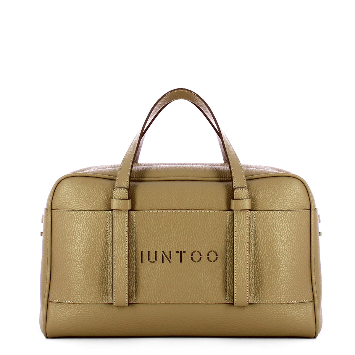 Iuntoo - Priora Large Grigio Fossile Bowling Bag - 197001 - GRIGIO/FOSSILE/07