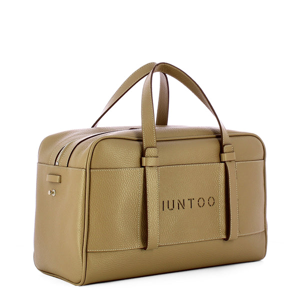 Iuntoo - Priora Large Grigio Fossile Bowling Bag - 197001 - GRIGIO/FOSSILE/07