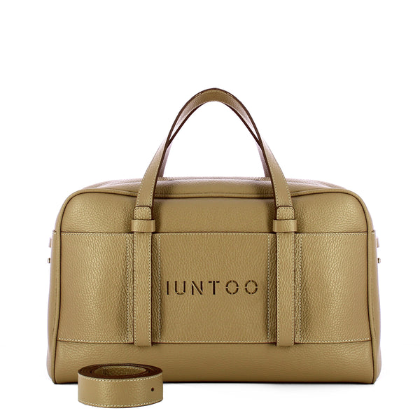 Iuntoo - Priora Large Grigio Fossile Bowling Bag - 197001 - GRIGIO/FOSSILE/07