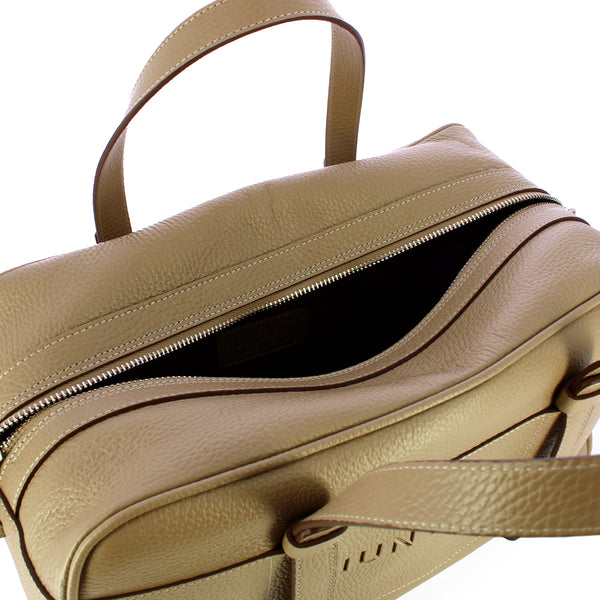 Iuntoo - Priora Large Grigio Fossile Bowling Bag - 197001 - GRIGIO/FOSSILE/07