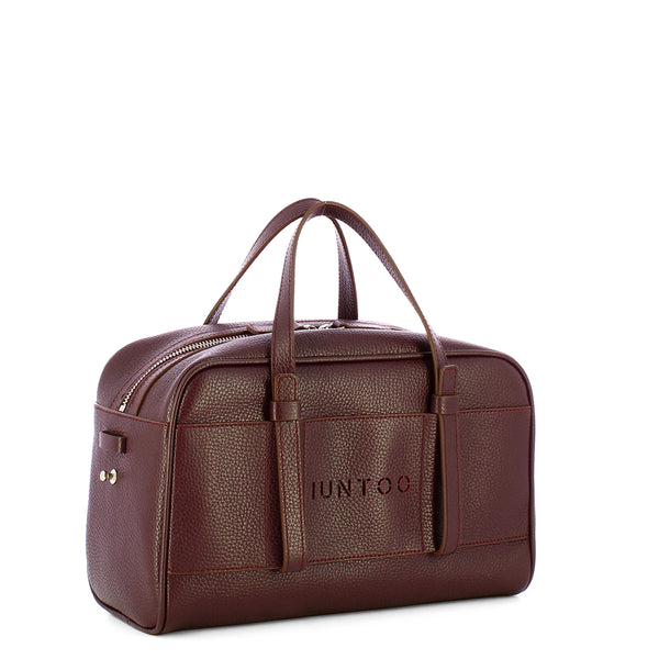 Iuntoo - Priora Small Bordeaux Bowling Bag - 197003 - BORDEAUX/54