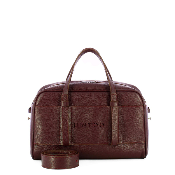 Iuntoo - Priora Small Bordeaux Bowling Bag - 197003 - BORDEAUX/54