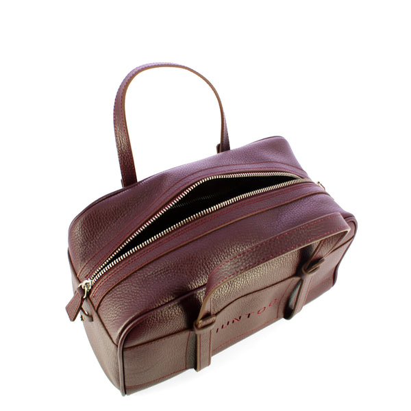 Iuntoo - Priora Small Bordeaux Bowling Bag - 197003 - BORDEAUX/54