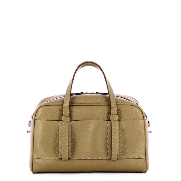 Iuntoo - Priora Small Grigio Fossile Bowling Bag - 197003 - GRIGIO/FOSSILE/07