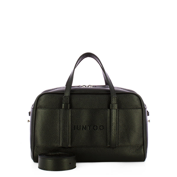 Iuntoo - Priora Small Nero Bowling Bag - 197003 - NERO