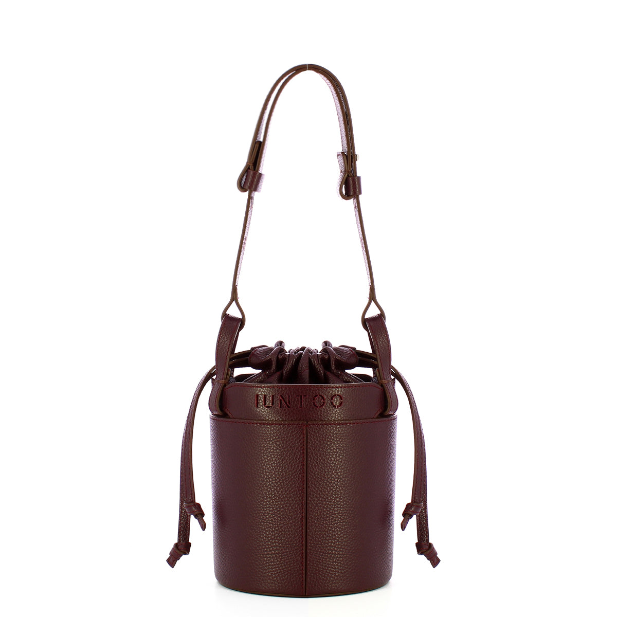 Iuntoo - Infinito Bordeaux Bucket Bag - 199000 - BORDEAUX/54