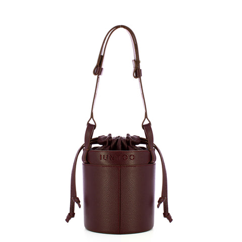 Iuntoo - Infinito Bordeaux Bucket Bag - 199000 - BORDEAUX/54