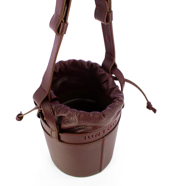 Iuntoo - Infinito Bordeaux Bucket Bag - 199000 - BORDEAUX/54