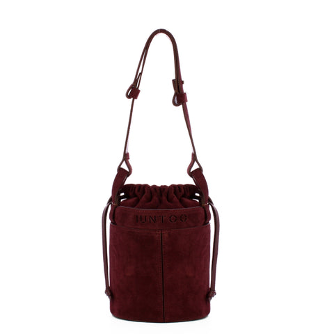 Iuntoo - Infinito Montalcino Suede Bucket Bag - 199100 - MONTALCINO/2734